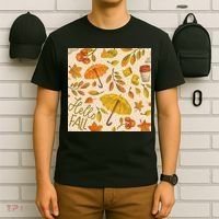 Hello Fall Autumn Season T-Shirt thumb 6