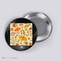 Hello Fall Autumn Season Button thumb 0