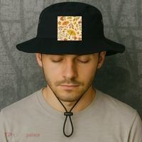 Hello Fall Autumn Season Bucket Hat thumb 2