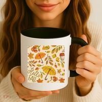 Hello Fall Autumn Season Coffee Mug thumb 3