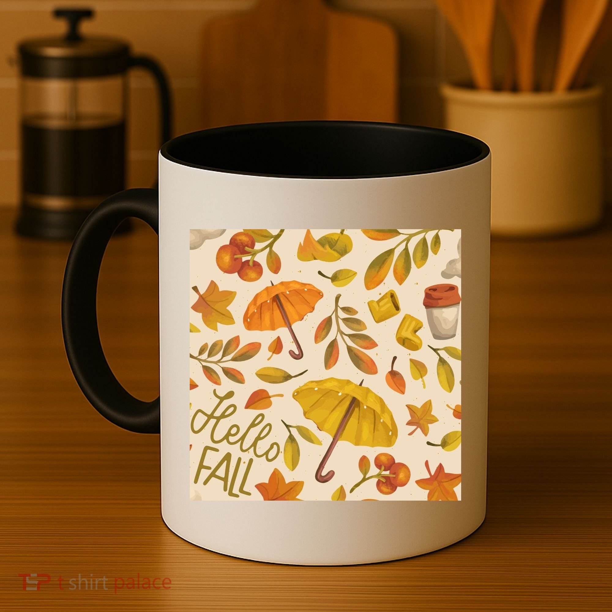 Hello Fall Autumn Season Coffee Mug