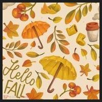 Hello Fall Autumn Season Beanie thumb 2