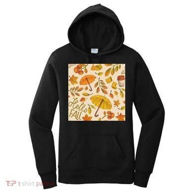 Hello Fall Autumn Season Women's Hoodie
