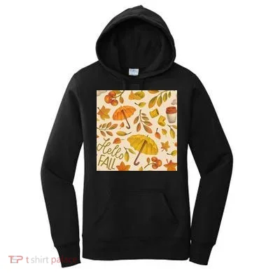 Hello Fall Autumn Season Women's Hoodie