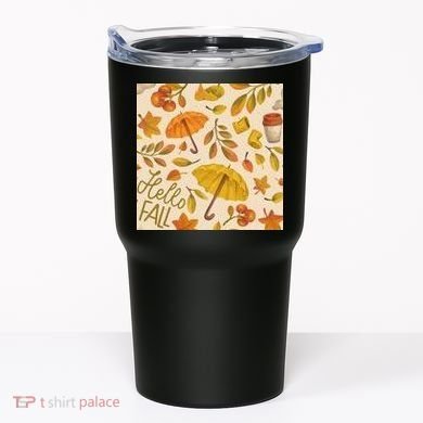 Hello Fall Autumn Season Tumbler