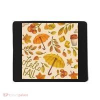 Hello Fall Autumn Season Mousepad thumb 0