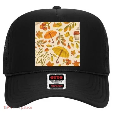 Hello Fall Autumn Season Hat