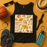 Hello Fall Autumn Season Tank Top thumb 4