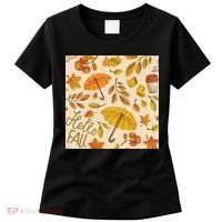Hello Fall Autumn Season Women's T-Shirt thumb 0