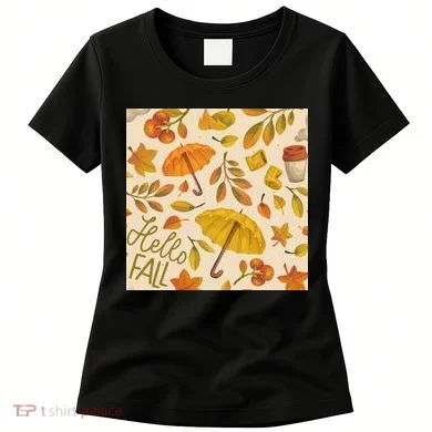 Hello Fall Autumn Season Women's T-Shirt