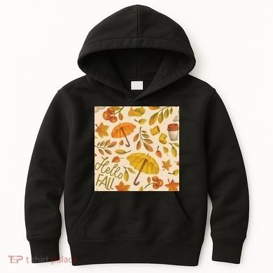Hello Fall Autumn Season Kids Hoodie