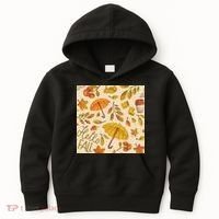 Hello Fall Autumn Season Kids Hoodie thumb 0