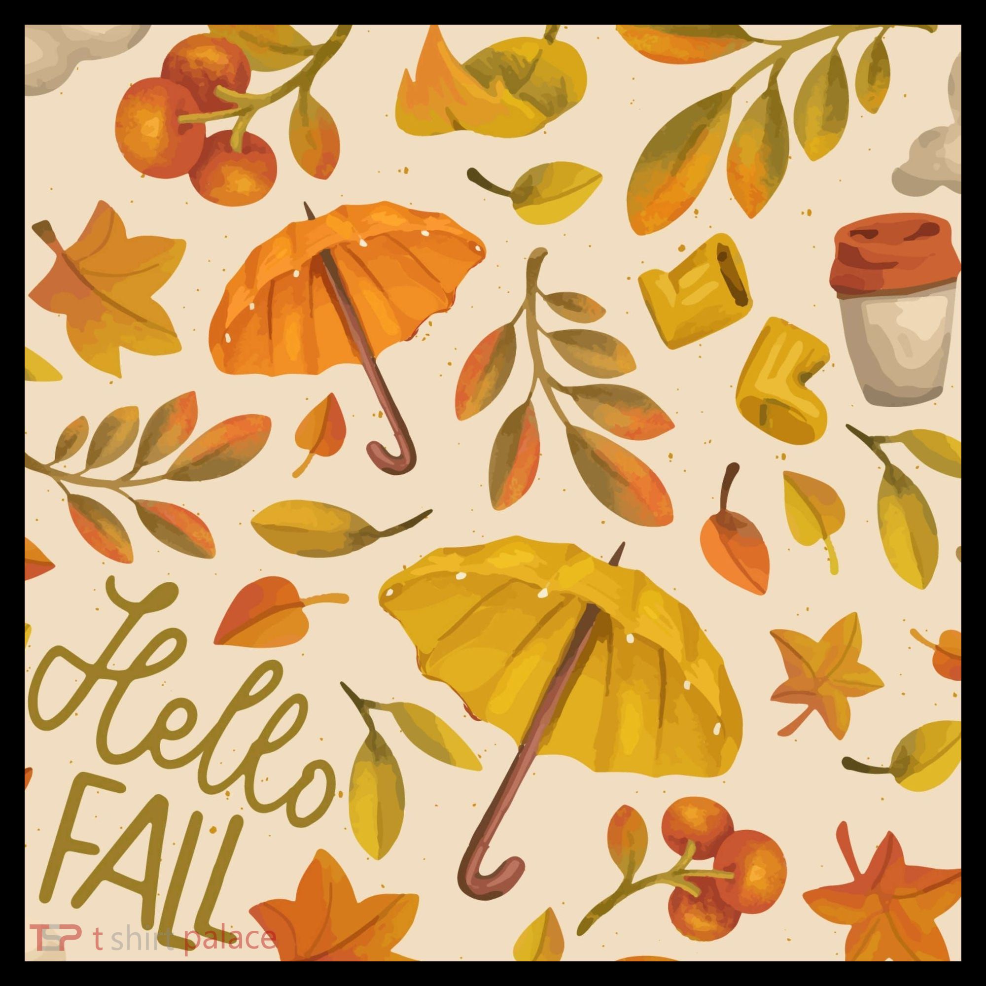 Hello Fall Autumn Season Kids Long Sleeve Shirt