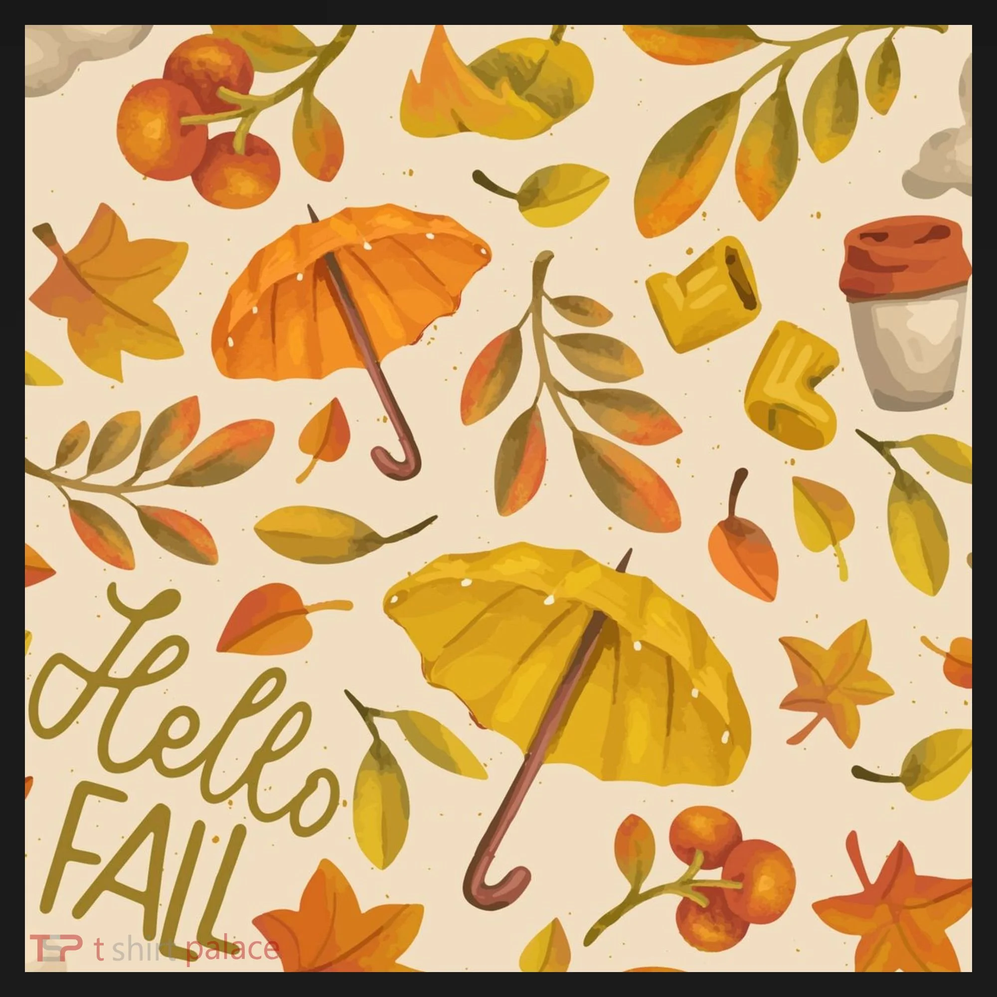 Hello Fall Autumn Season Kids Long Sleeve Shirt