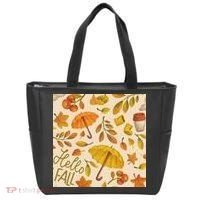 Hello Fall Autumn Season Tote Bag thumb 0