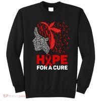 Hope For A Cure Red Ribbon National Hiv Awareness Month Sweatshirt thumb 0