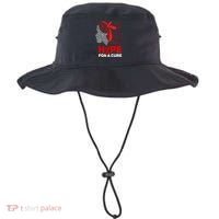 Hope For A Cure Red Ribbon National Hiv Awareness Month Bucket Hat thumb 0