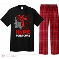 Hope For A Cure Red Ribbon National Hiv Awareness Month Pajama Set thumb 0