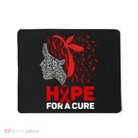 Hope For A Cure Red Ribbon National Hiv Awareness Month Mousepad thumb 0