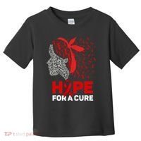 Hope For A Cure Red Ribbon National Hiv Awareness Month Toddler T-Shirt thumb 0