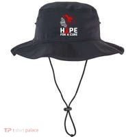 Hope For A Cure National Hiv Awareness Month Red Ribbon Gift Bucket Hat thumb 0