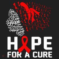 Hope For A Cure National Hiv Awareness Month Red Ribbon Gift Beanie thumb 2