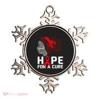 Hope For A Cure National Hiv Awareness Month Red Ribbon Gift Ornament thumb 0