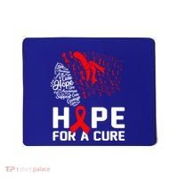 Hope For A Cure National Hiv Awareness Month Red Ribbon Gift Mousepad thumb 0