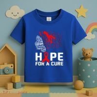 Hope For A Cure National Hiv Awareness Month Red Ribbon Gift Toddler T-Shirt thumb 3