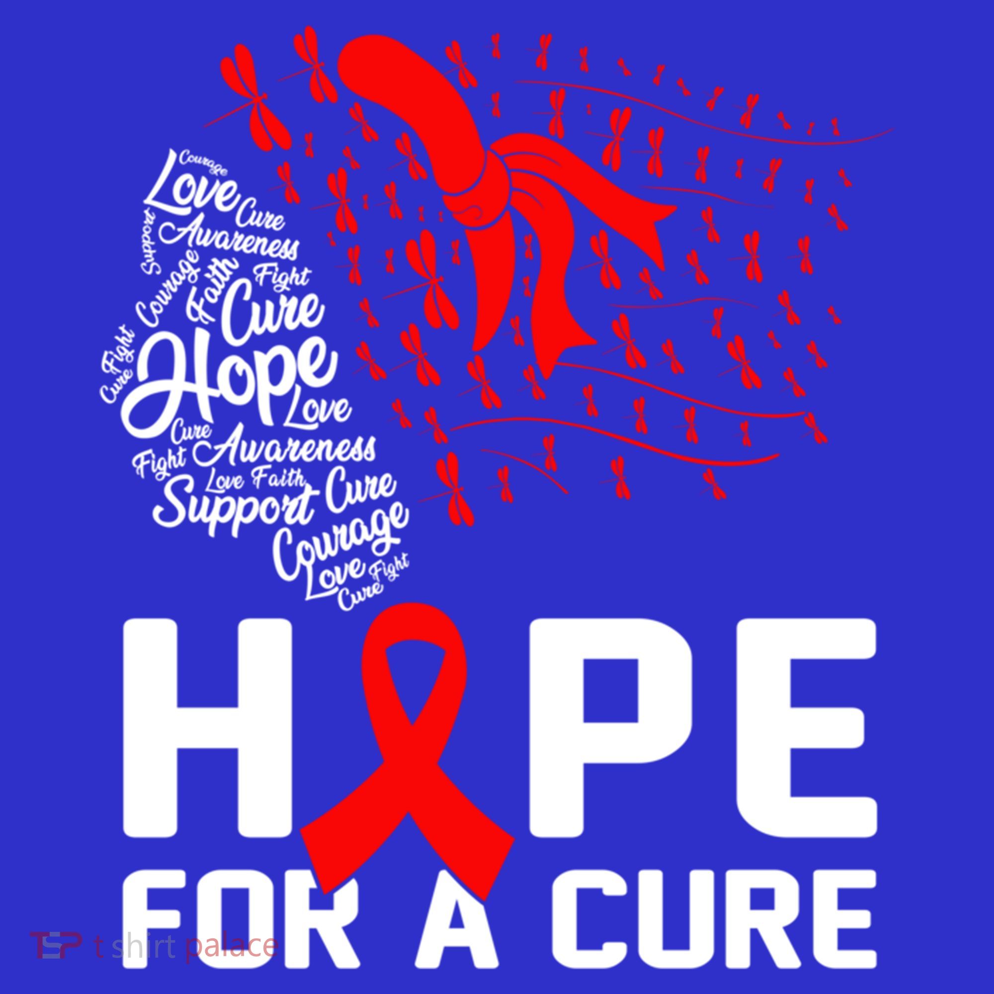 Hope For A Cure National Hiv Awareness Month Red Ribbon Gift Kids Sweatshirt