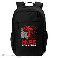 Hope For A Cure Red Ribbon National Hiv Awareness Month Gift Backpack thumb 0