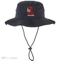 Hope For A Cure Red Ribbon National Hiv Awareness Month Gift Bucket Hat thumb 0