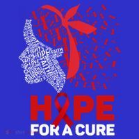 Hope For A Cure Red Ribbon National Hiv Awareness Month Gift Sweatshirt thumb 3