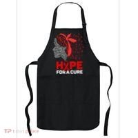 Hope For A Cure Red Ribbon National HIV Awareness Month Apron thumb 0