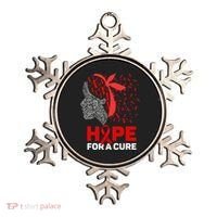 Hope For A Cure Red Ribbon National HIV Awareness Month Ornament thumb 0