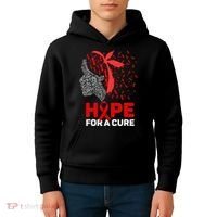 Hope For A Cure Red Ribbon National HIV Awareness Month Kids Hoodie thumb 4