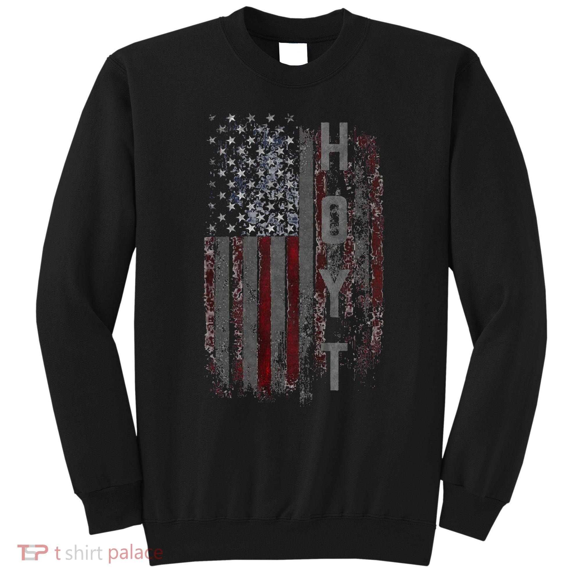 Hoyt Family American Flag Sweatshirt