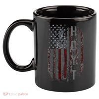 Hoyt Family American Flag 11oz C Handle Ceramic Mug thumb 2