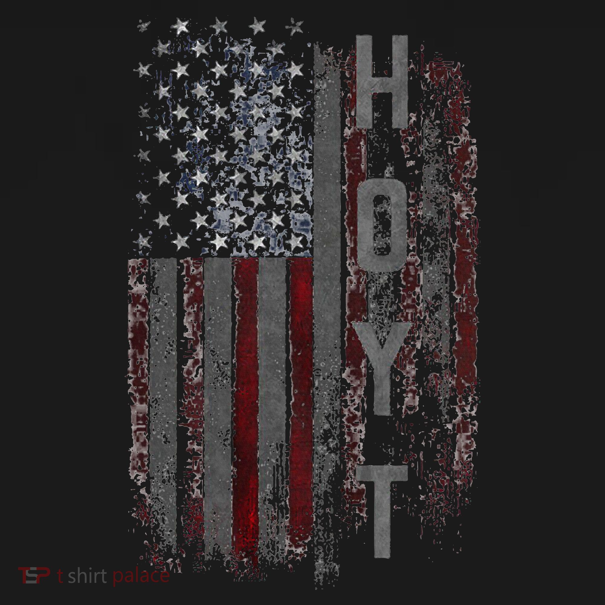Hoyt Family American Flag Women's Hoodie