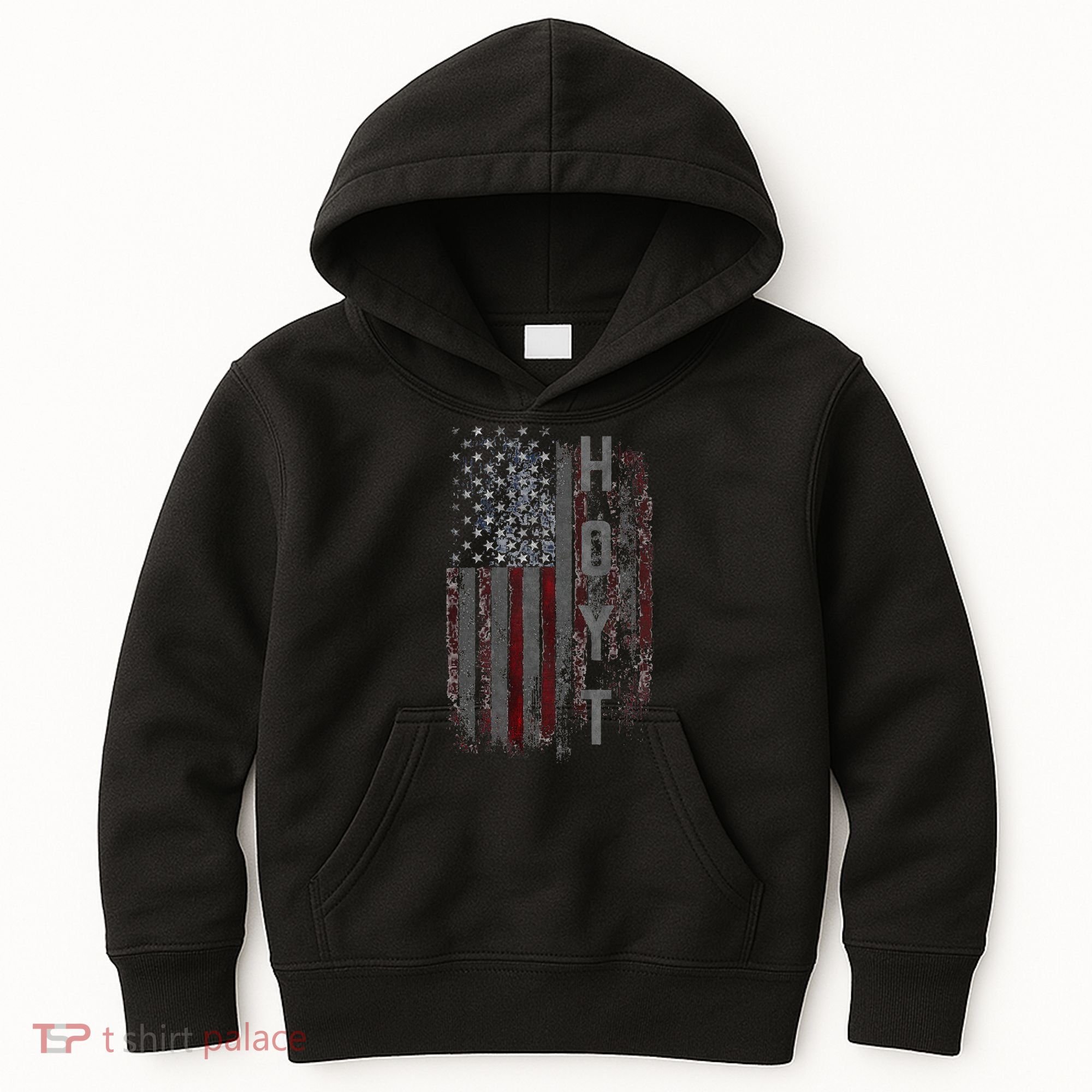 Hoyt Family American Flag Kids Hoodie