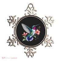 Hummingbird Floral Bird Artwork Ornament thumb 0
