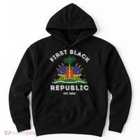 Haiti First Black Republic Since 1804 Haitian Flag Day Hoodie thumb 0