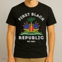 Haiti First Black Republic Since 1804 Haitian Flag Day T-Shirt thumb 3