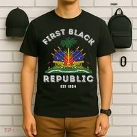 Haiti First Black Republic Since 1804 Haitian Flag Day T-Shirt thumb 6