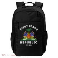 Haiti First Black Republic Since 1804 Haitian Flag Day Backpack thumb 0