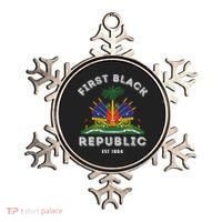 Haiti First Black Republic Since 1804 Haitian Flag Day Ornament thumb 0