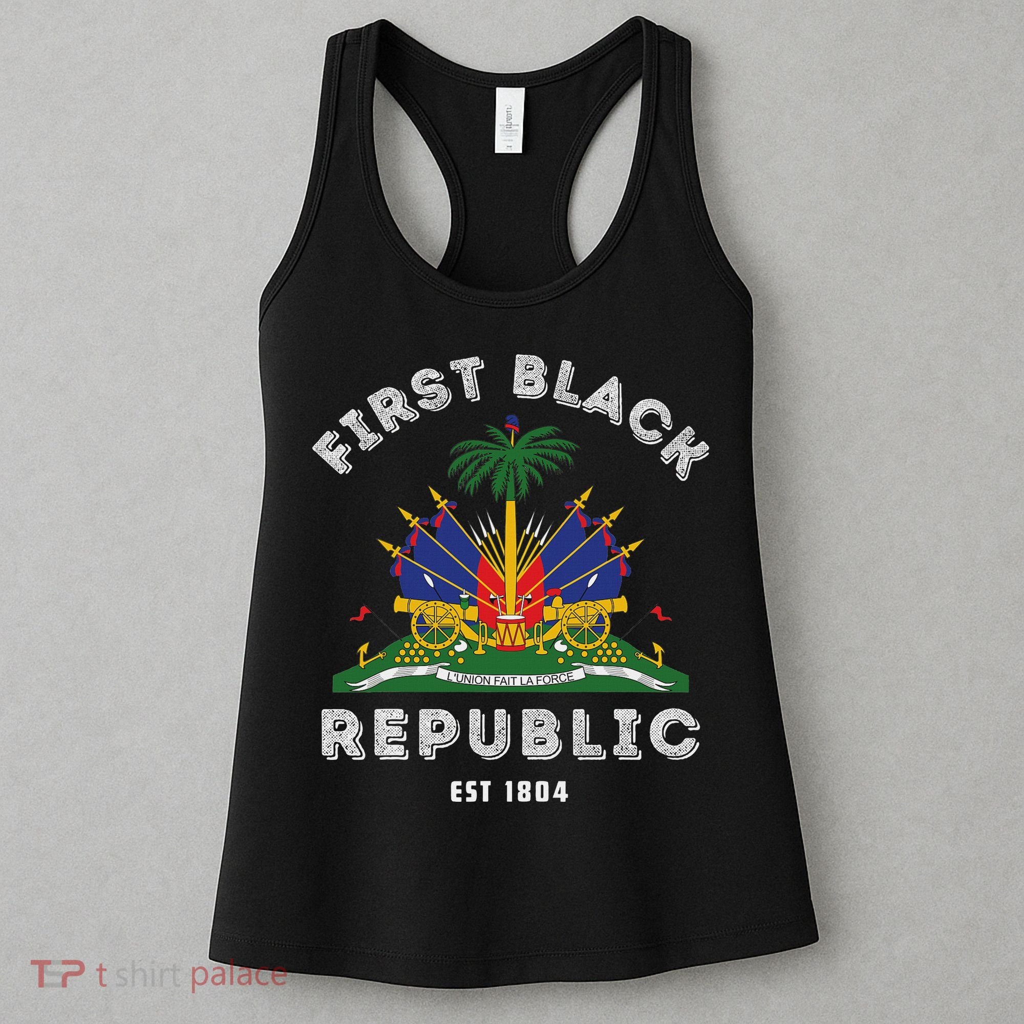 Haiti First Black Republic Since 1804 Haitian Flag Day Women's Tank Top