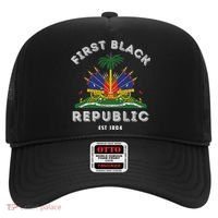 Haiti First Black Republic Since 1804 Haitian Flag Day Hat thumb 0