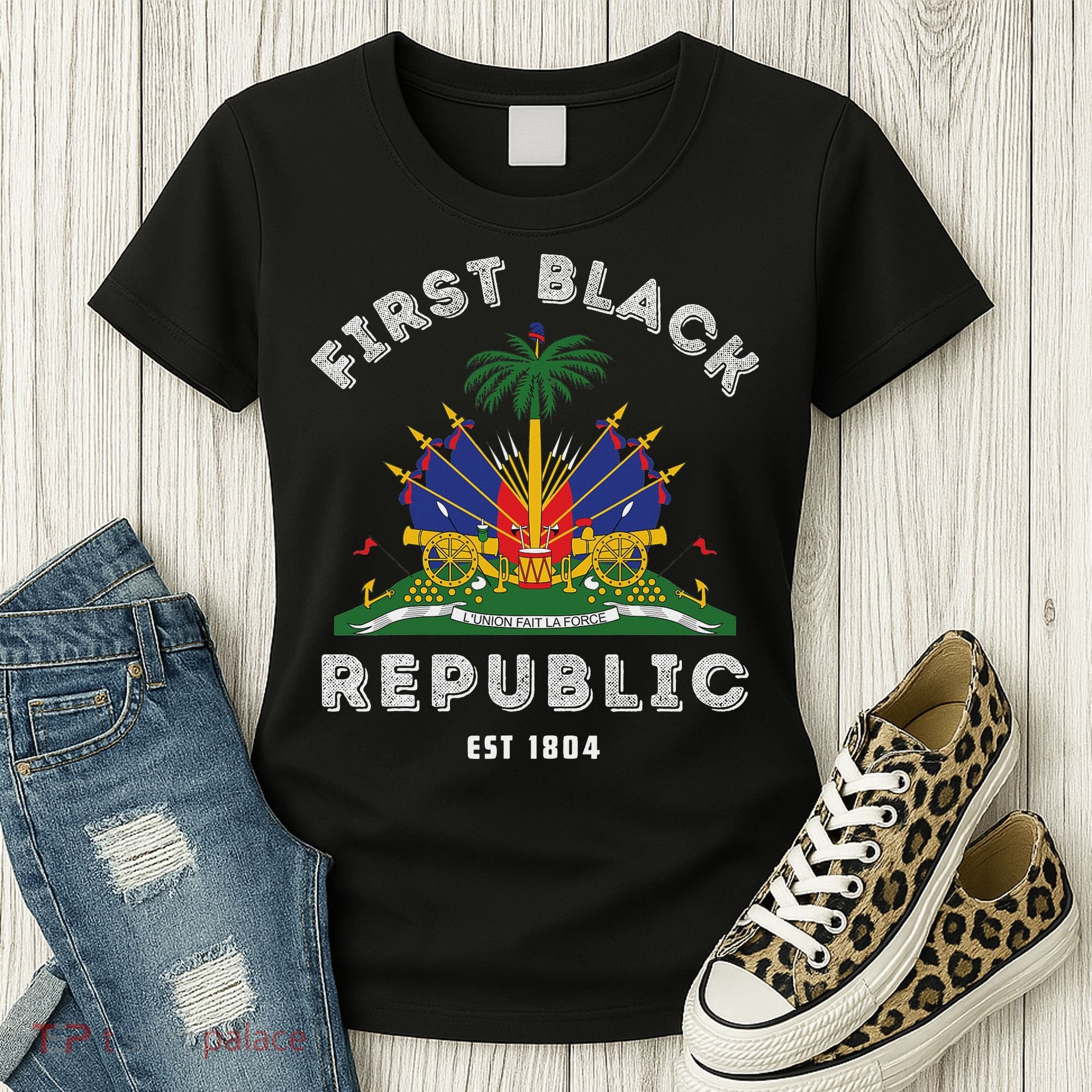 Haiti First Black Republic Since 1804 Haitian Flag Day Women's T-Shirt