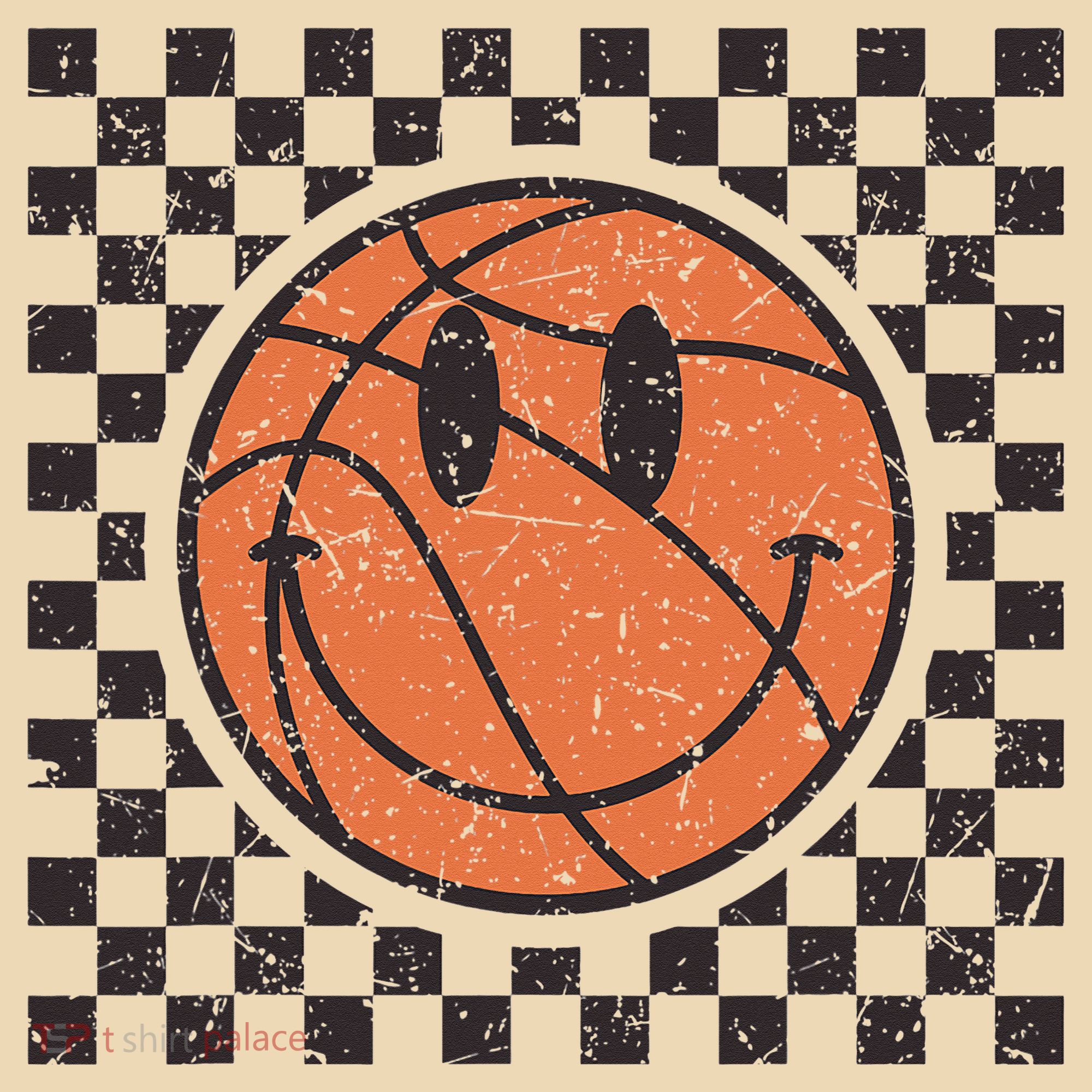 Happy Face Basketball Lover Smile Face Funny Smiling Tote Bag
